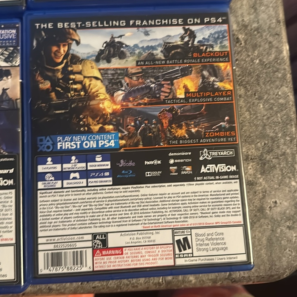 4 PS4 games, call of duty and Grandtheft auto - Picture 10 of 12